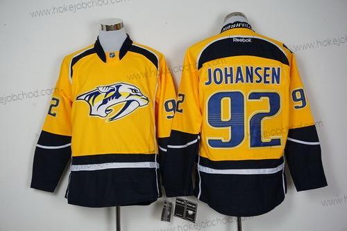 Muž Nashville Predators #92 Ryan Johansen Žlutá Reebok Hokejový Dres