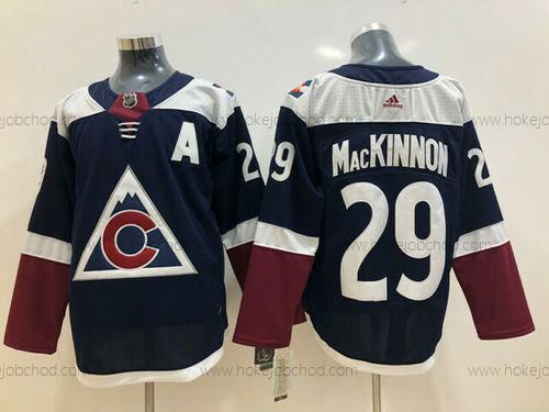 Muž New Ad Colorado Avalanche #29 Nathan Mackinnon Hokejový Dark Modrý Dres