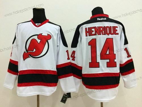 Muž New Dres Devils #14 Adam Henrique Bílý Dres