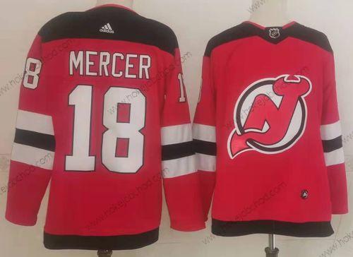 Muž New Dres Devils #18 Dawson Mercer Červené Autentické Dres