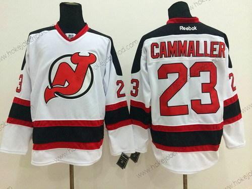 Muž New Dres Devils #23 Michael Cammalleri Bílý Dres