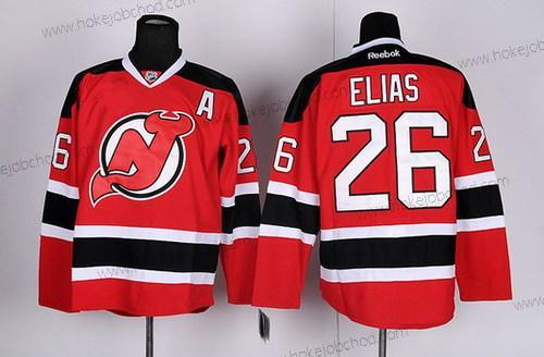 Muž New Dres Devils #26 Patrik Elias Červené With Černá Dres