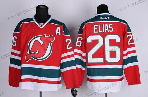 Muž New Dres Devils #26 Patrik Elias Červené With Zelená Dres