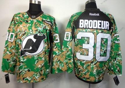 Muž New Dres Devils #30 Martin Brodeur 2014 Camo Dres