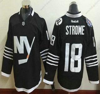 Muž New York Islanders #18 Ryan Strome 2015 Reebok Černá Premier Náhradní Dres