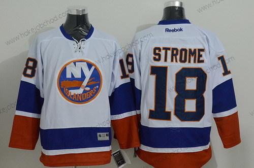 Muž New York Islanders #18 Ryan Strome Bílý Dres