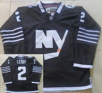 Muž New York Islanders #2 Nick Leddy 2015 Reebok Černá Premier Náhradní Dres