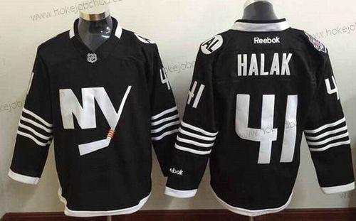 Muž New York Islanders #41 Jaroslav Halak 2015 Reebok Černá Premier Náhradní Dres