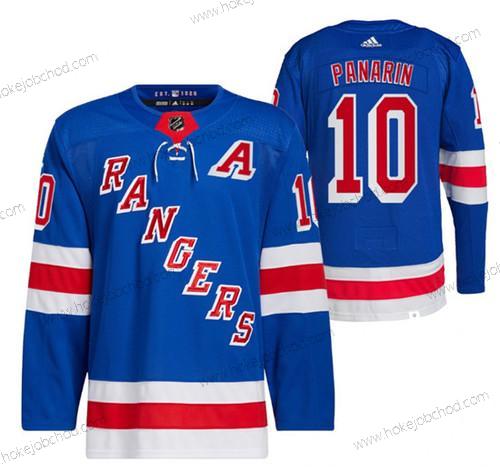 Muž New York Rangers #10 Artemi Panari Modrý Sešitý Dres