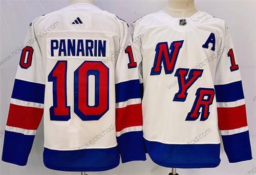 Muž New York Rangers #10 Artemi Panarin Bílý 2024 Stadium Series Sešitý Dres