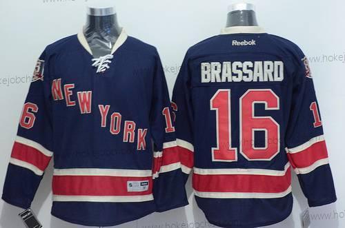 Muž New York Rangers #16 Derick Brassard Námořnictvo Modrý Alternativní 85Th Dres