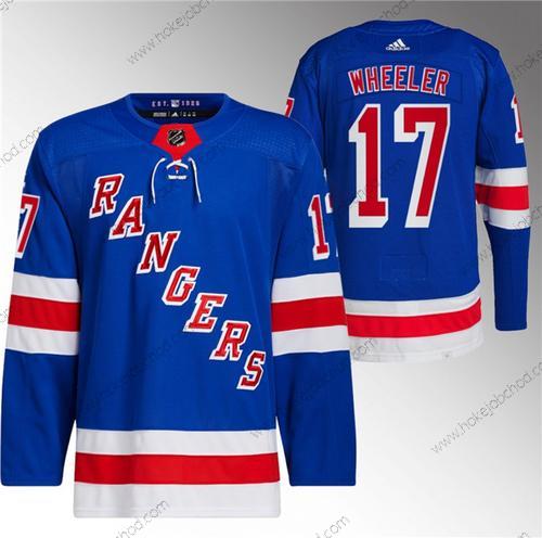 Muž New York Rangers #17 Blake Wheeler Royal Modrý Sešitý Dres