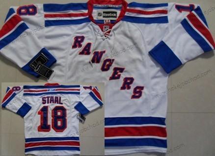 Muž New York Rangers #18 Marc Staal Bílý Dres