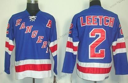 Muž New York Rangers #2 Brian Leetch Modrý Retro CCM Dres