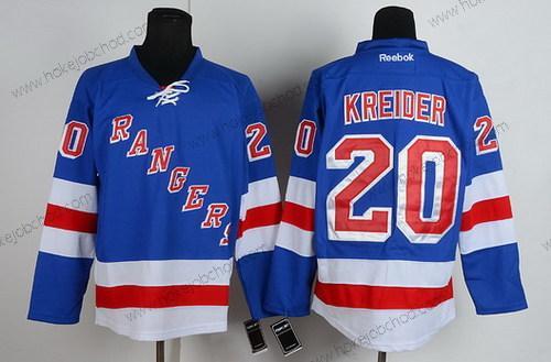 Muž New York Rangers #20 Chris Kreider Modrý Dres