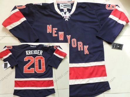 Muž New York Rangers #20 Chris Kreider Námořnictvo Modrý Alternativní 85Th Dres