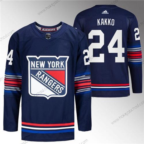 Muž New York Rangers #24 Kaapo Kakko Námořnictvo Sešitý Dres