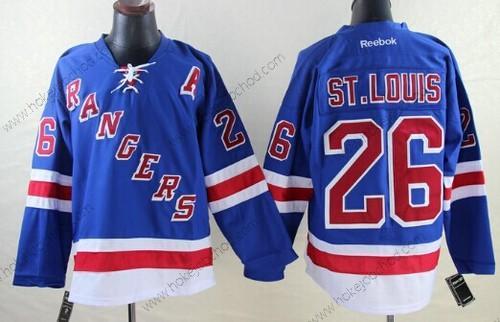 Muž New York Rangers #26 Martin St. Louis Modrý Dres