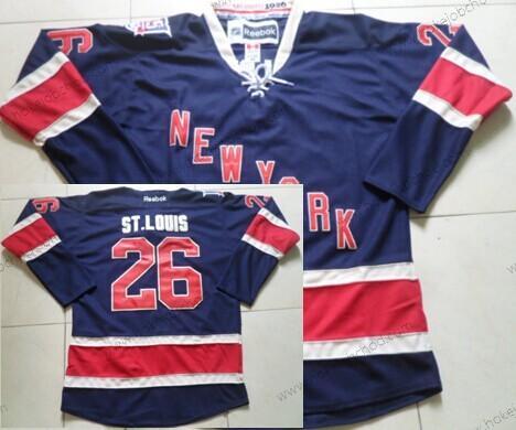 Muž New York Rangers #26 Martin St. Louis Námořnictvo Modrý Alternativní 85Th Dres