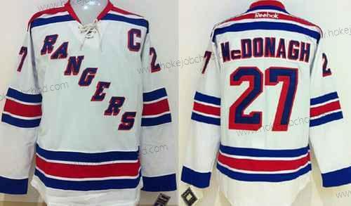 Muž New York Rangers #27 Ryan Mcdonagh Bílý Dres