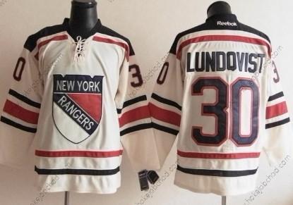 Muž New York Rangers #30 Henrik Lundqvist 2012 Zimní Klasický Krémová Dres