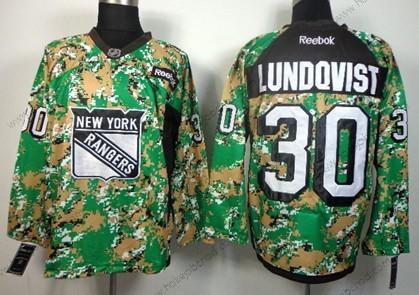 Muž New York Rangers #30 Henrik Lundqvist 2014 Camo Dres