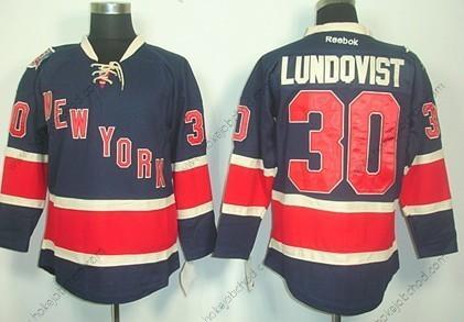 Muž New York Rangers #30 Henrik Lundqvist Námořnictvo Modrý Alternativní 85Th Dres