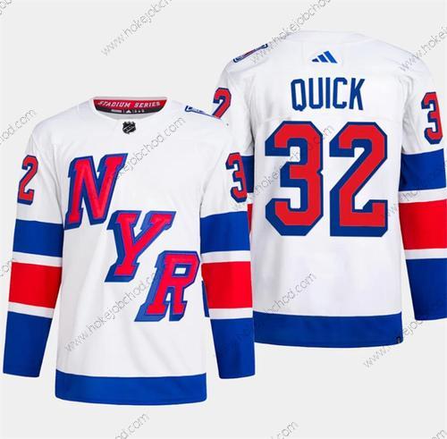 Muž New York Rangers #32 Jonathan Quick Bílý 2024 Stadium Series Sešitý Dres