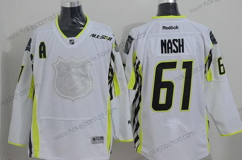 Muž New York Rangers #61 Rick Nash 2015 All-Stars Bílý Dres