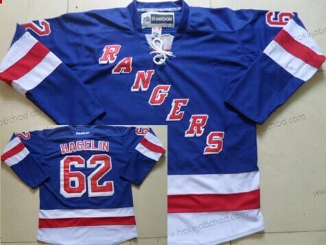 Muž New York Rangers #62 Carl Hagelin Modrý Dres