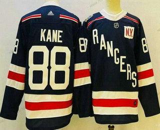 Muž New York Rangers #88 Patrick Kane Námořnictvo 2018 Zimní Klasický Autentické Dres