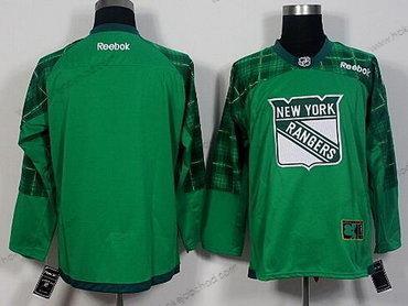 Muž New York Rangers Prázdný Zelená 2016 St. Patrick’S Day Hokejový Dres