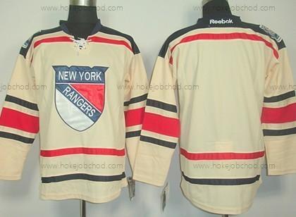 Muž New York Rangers Přizpůsobené 2012 Zimní Classci Krémová Dres