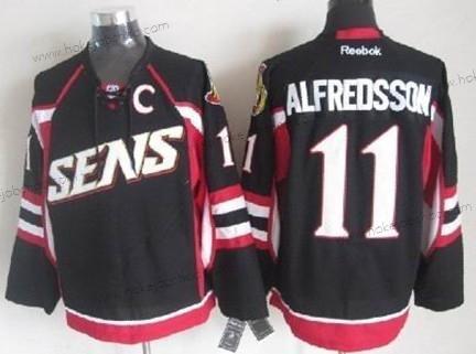 Muž Ottawa Senators #11 Daniel Alfredsson Černá Dres