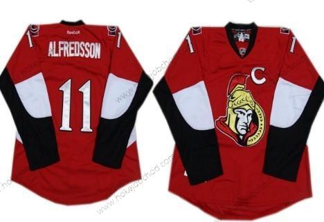 Muž Ottawa Senators #11 Daniel Alfredsson Červené Dres