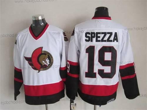 Muž Ottawa Senators #19 Jason Spezza 1997-98 Bílý CCM Vintage Dres