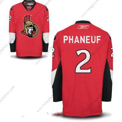 Muž Ottawa Senators #2 Dion Phaneuf Červené Domácí Reebok Hokejový Sešitý NHL Dres