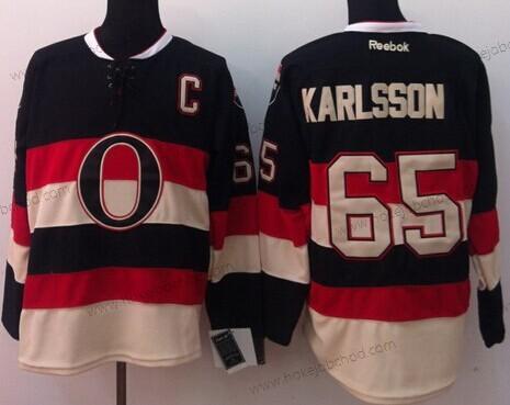 Muž Ottawa Senators #65 Erik Karlsson Černá Alternativní Dres