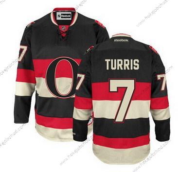 Muž Ottawa Senators #7 Kyle Turris Černá Alternativní Dres