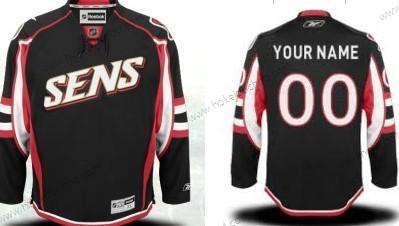 Muž Ottawa Senators Přizpůsobené Černá Alternativní Dres