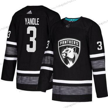 Muž Panthers #3 Keith Yandle Černá Autentické 2019 All-Star Sešitý Hokejový Dres