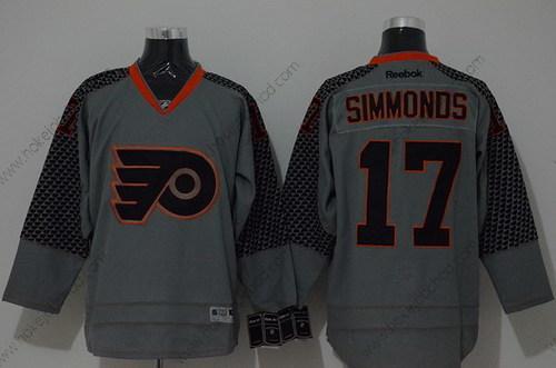 Muž Philadelphia Flyers #17 Wayne Simmonds Charcoal Šedá Dres