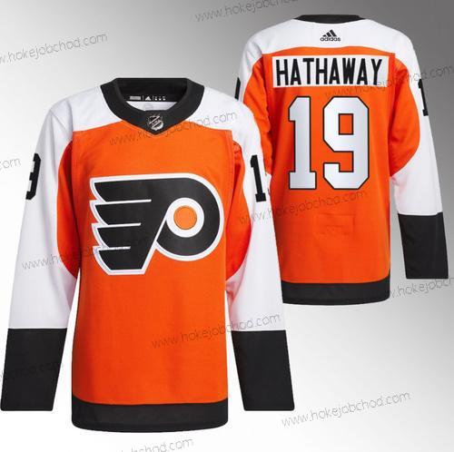 Muž Philadelphia Flyers #19 Garnet Hathaway 2023-24 Oranžová Sešitý Dres