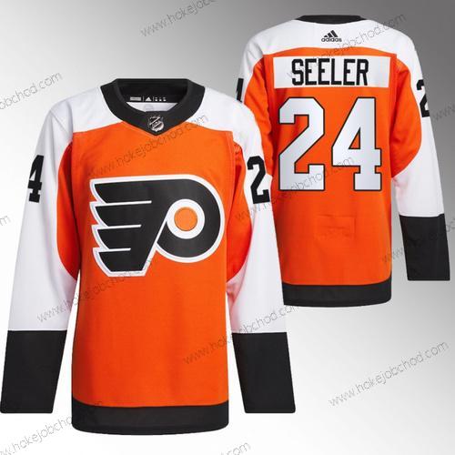 Muž Philadelphia Flyers #24 Nick Seeler 2023-24 Oranžová Sešitý Dres