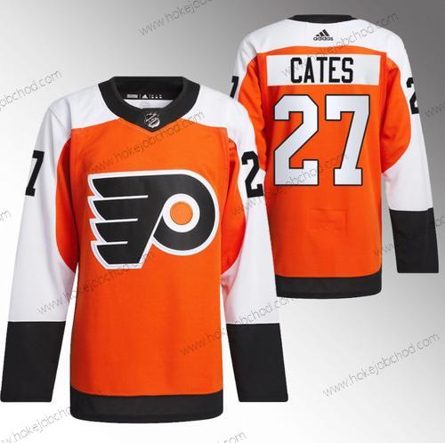 Muž Philadelphia Flyers #27 Noah Cates 2023-24 Oranžová Sešitý Dres