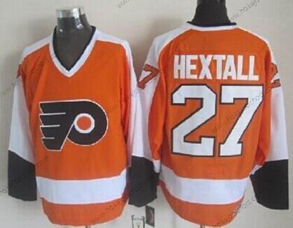 Muž Philadelphia Flyers #27 Ron Hextall Oranžová Retro CCM Dres