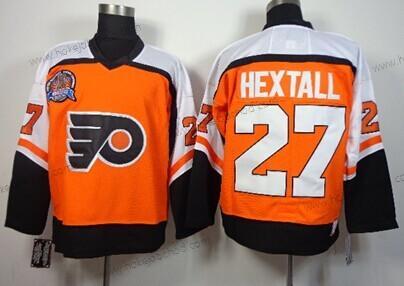 Muž Philadelphia Flyers #27 Ron Hextall Stanley Cup Oranžová Retro CCM Dres