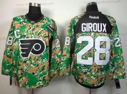 Muž Philadelphia Flyers #28 Claude Giroux 2014 Camo Dres