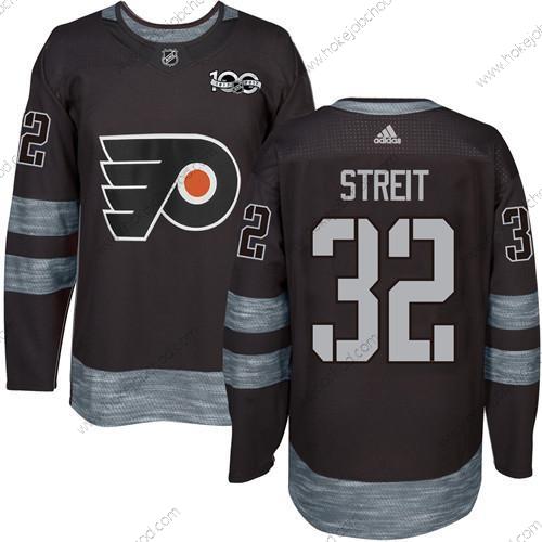 Muž Philadelphia Flyers #32 Mark Streit Černá 1917-2017 100th Výročí Sešitý NHL Dres