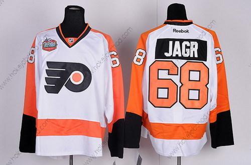 Muž Philadelphia Flyers #68 Jagr Bílý Dres